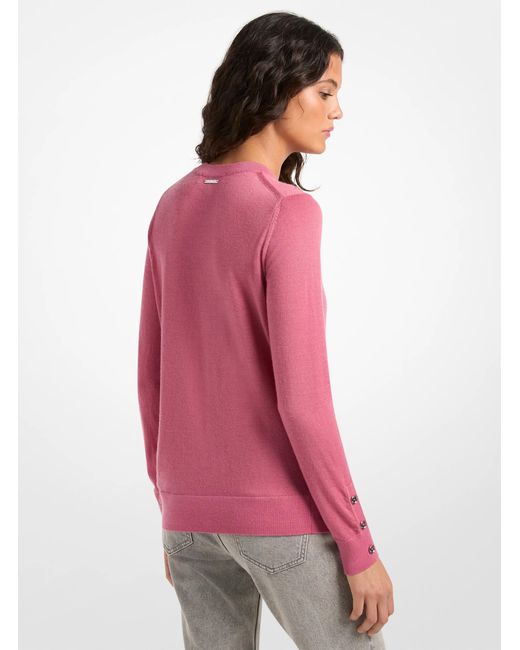 Mk Pullover di MICHAEL Michael Kors in Red
