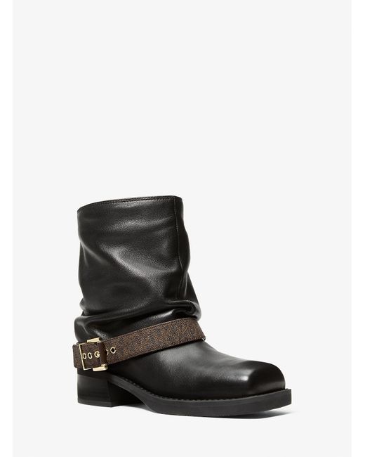 Mk Bottine Colby En Cuir Et À Logo Signature MICHAEL Michael Kors en coloris Black
