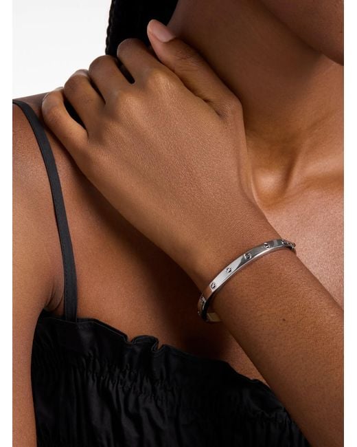 Michael Kors White Logo Bangle