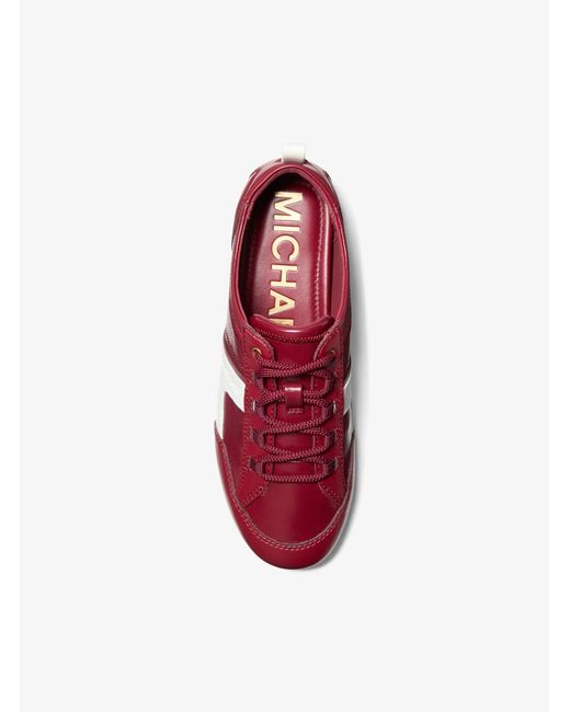 Michael Kors Red Keely Trainer