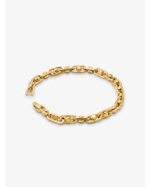 Michael Kors Metallic Mk Astor Precious Metal-Plated Brass Link Bracelet