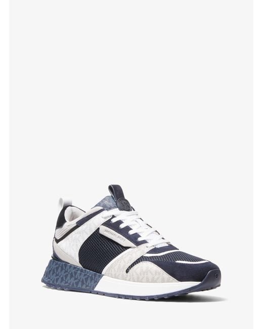 michael kors mixed media sneakers