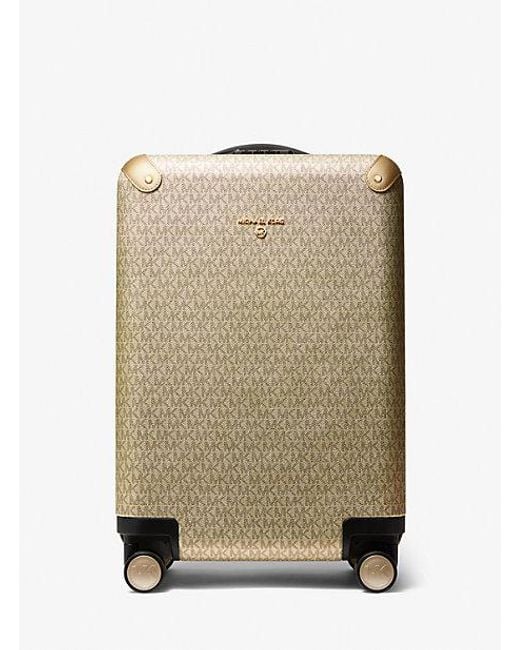 Michael Kors Natural Metallic Logo Suitcase
