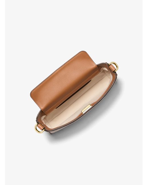 Michael Kors Natural Bryant Small Signature Logo Convertible Pochette