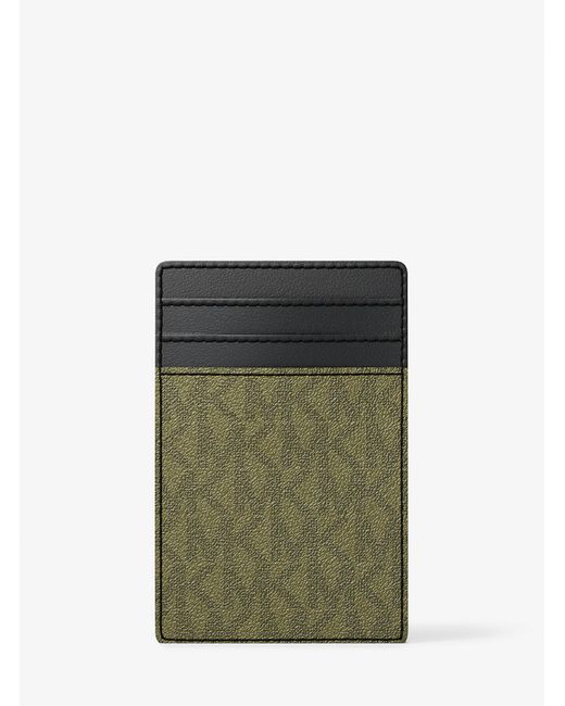 Mktarjetero Hudson Con Logotipo Michael Kors de hombre de color Green