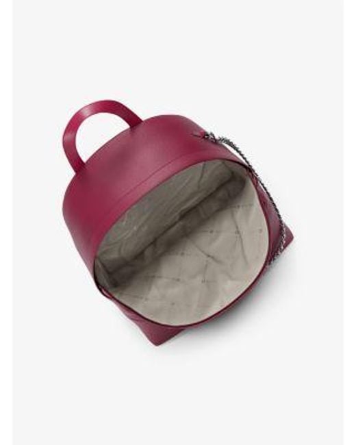 Michael Kors Red Slater Medium Backpack