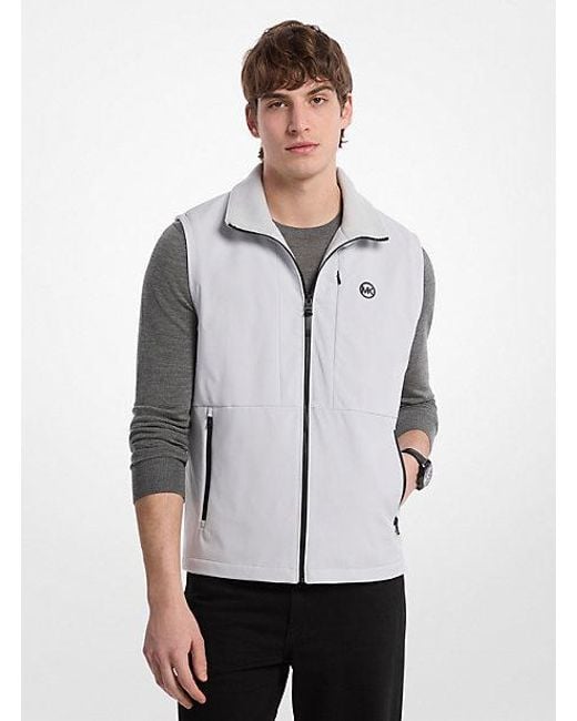 michael kors vest mens white