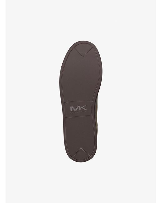 Michael Kors Brown Mk Keating Suede Trainers for men