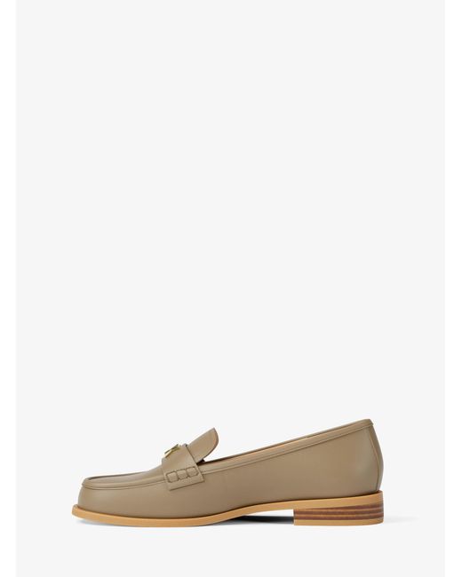 MICHAEL Michael Kors Natural Mk Lex Leather Loafer