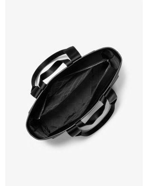 Michael Kors Black Cooper Signature Logo Tote Bag for men