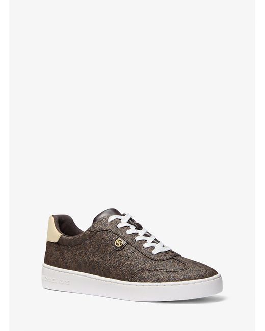 Mk Sneaker Scotty Con Logo di MICHAEL Michael Kors in White
