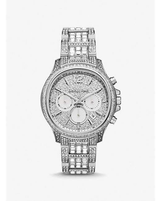 Michael Kors Gray Limited Edition Sage Chronograph Stainless Steel Watch 42mm