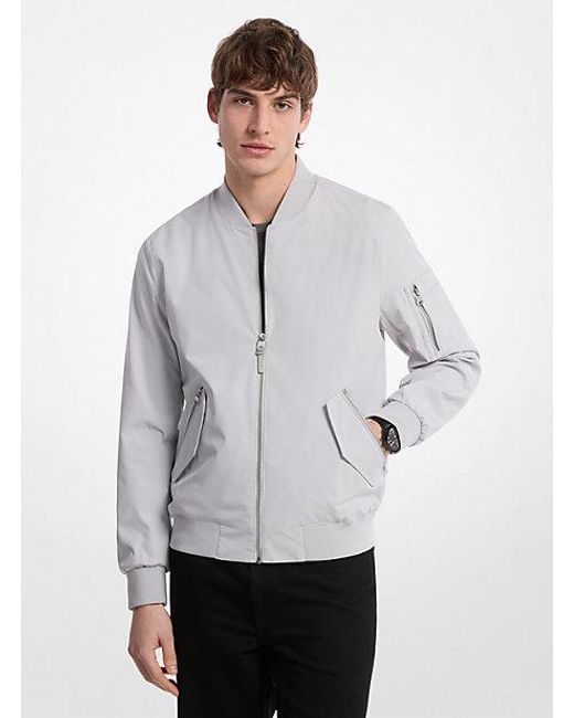 Michael Kors Gray Benue Bomber Jacket for men