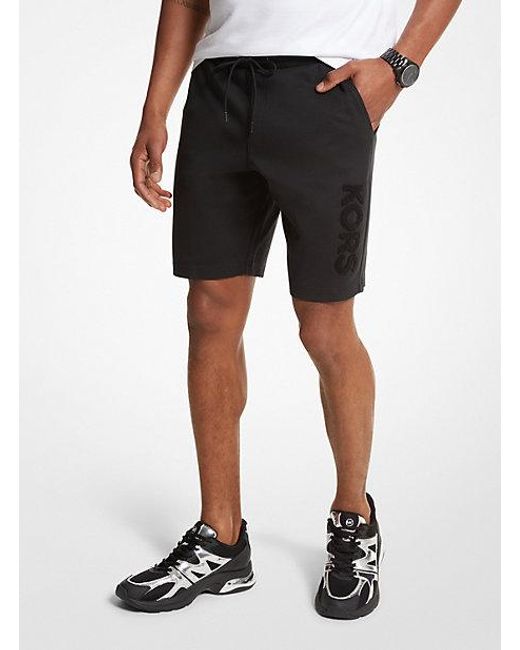 Michael Kors Black Kors Cotton Blend Shorts for men