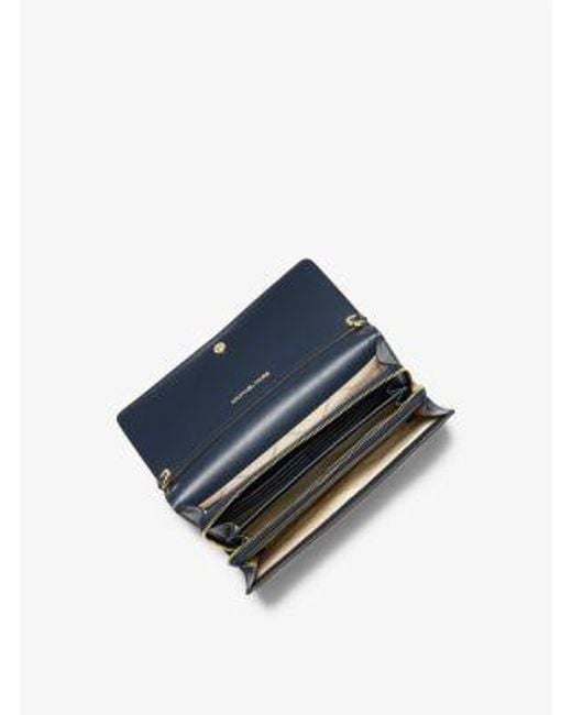 Mk Borsa A Tracolla Jet Set Grande di Michael Kors Outlet in Blue