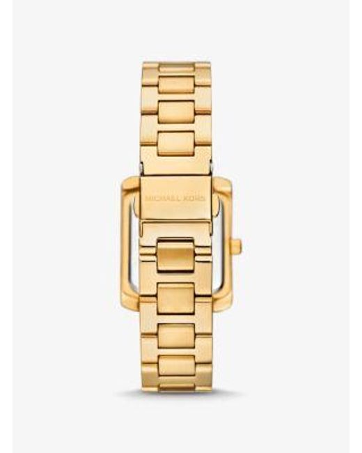 Mk Coffret Cadeau Petite Montre Emery Dorée Et Bijoux Michael Kors en coloris Metallic