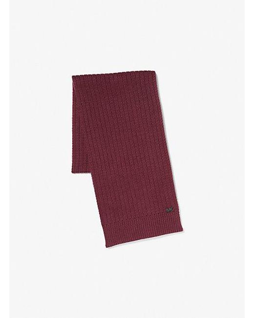 Michael Kors Textured Knit Scarf for men