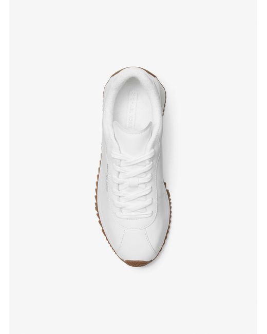 Mk Basket Rhodes En Cuir Michael Kors en coloris White