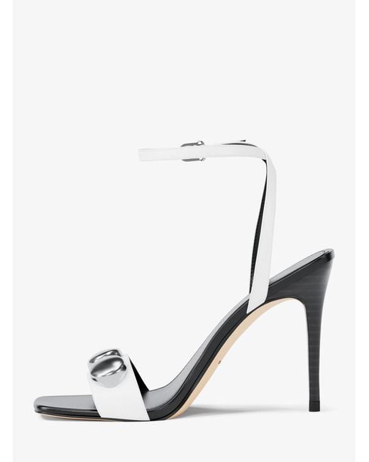 MICHAEL Michael Kors Black Mk Liana Studded Leather Sandal