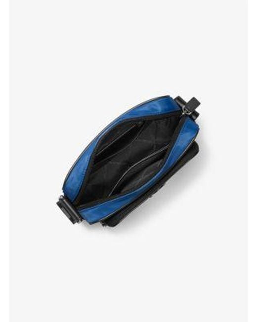 Michael Kors Blue Lautner Nylon Camera Bag With Pouch for men