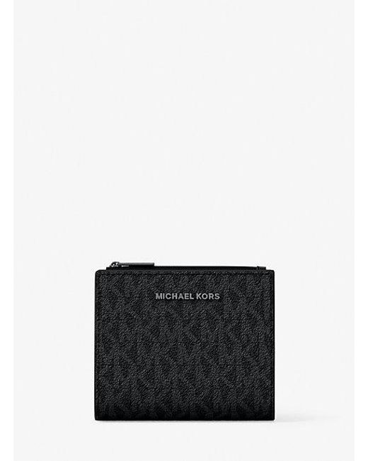 Michael Kors Black Mk Hudson Signature Logo Wallet for men