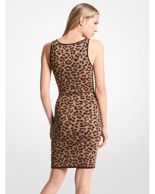 leopard tank dress