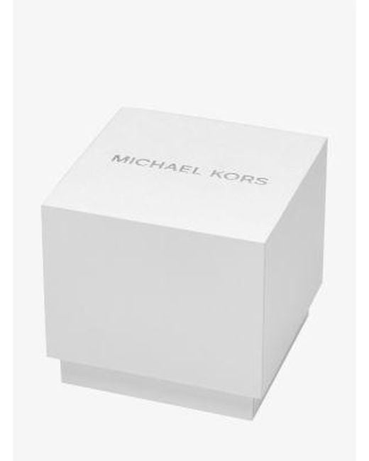 Michael Kors Black Oversized Aspyn-Tone Watch for men