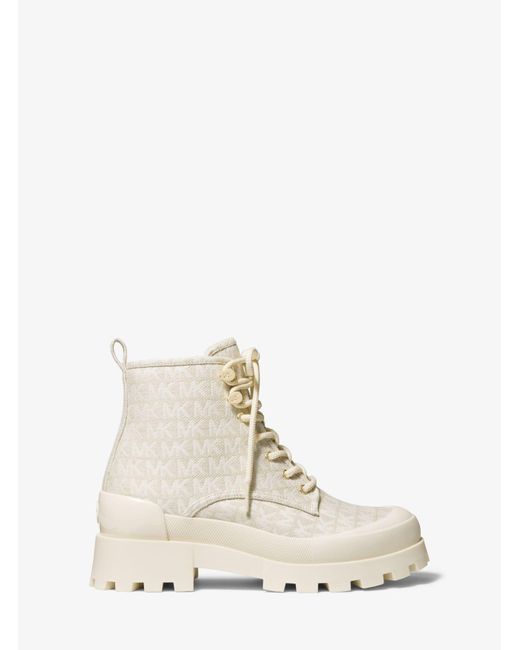 michael kors combat boots women