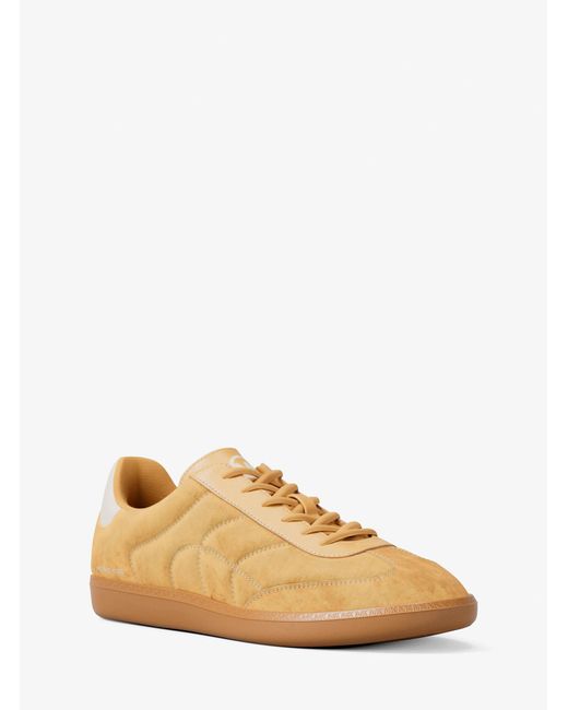 Michael Kors Outlet Natural Mk Benny Suede Trainers