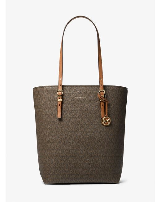 Mkbolso Tote Quinn Grande Con Logotipo MICHAEL Michael Kors de color Natural