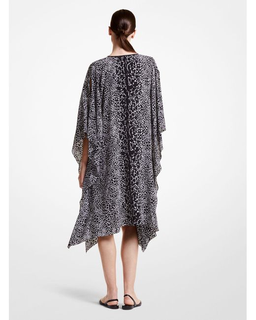 Michael Kors Ocelot Silk Crepe De Chine 