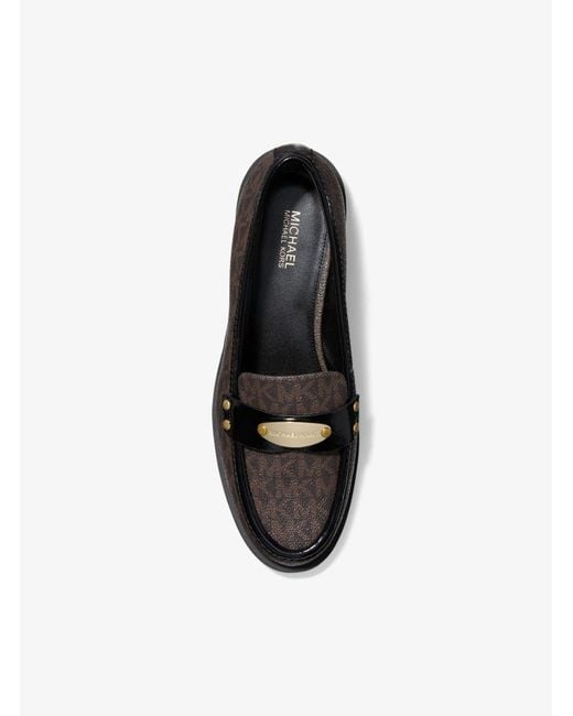 michael michael kors finley perforated casual loafers