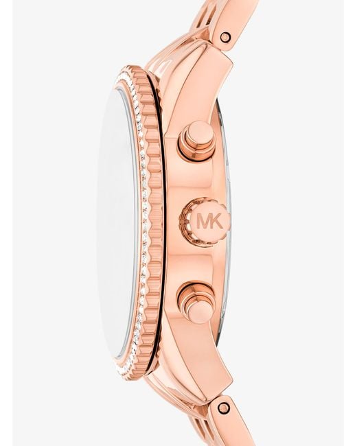 Michael Kors Multicolor Mini Bryant Chronograph Stainless Steel Watch