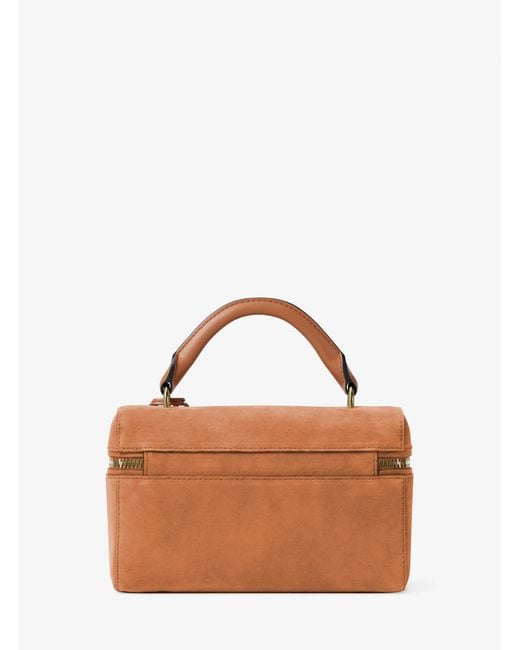 MICHAEL Michael Kors Brown Mk Jana Extra-Small Leather Convertible Crossbody Bag