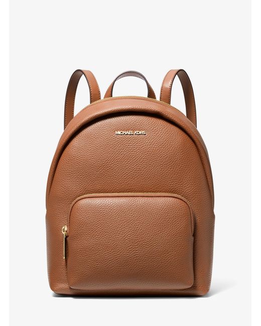 Michael Kors Outlet Brown Mk Erin Medium Backpack