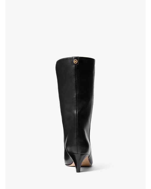 Michael Kors Black Michael Kors Daniela Leather Boot