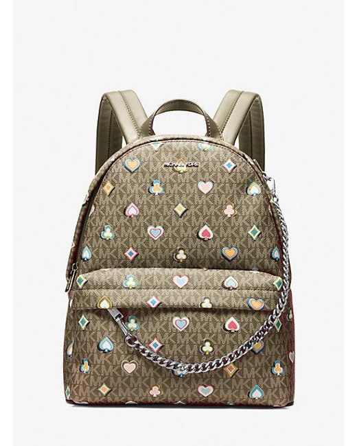 Michael Kors Slater Medium Printed Signature Logo Backpack  display picture 1