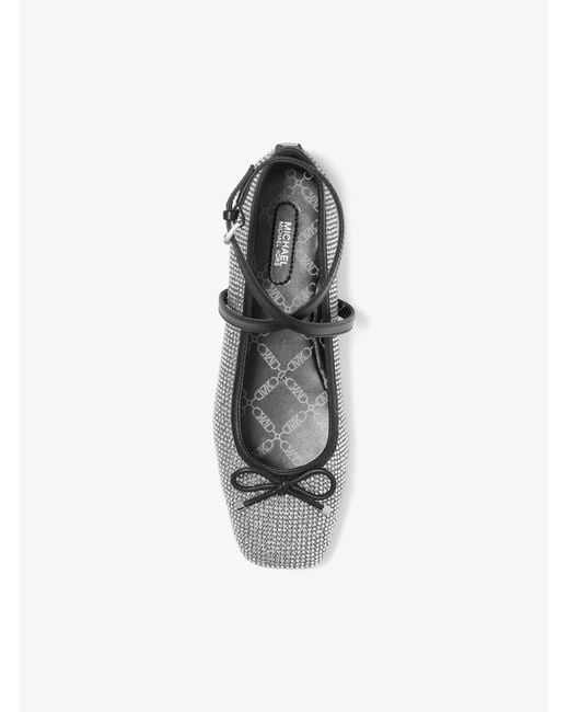MICHAEL Michael Kors White Ballet Flats 'Collette'