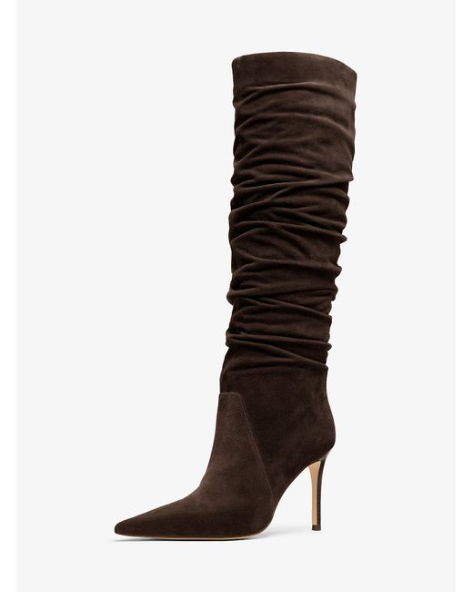 Mk Botte Dawn En Cuir MICHAEL Michael Kors en coloris Brown