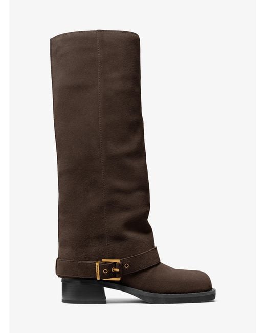 MICHAEL Michael Kors Brown Colby Suede Boot