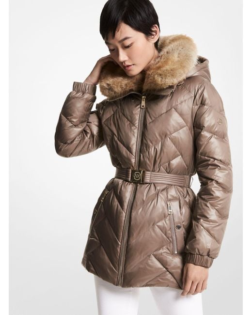 mk quilted coat