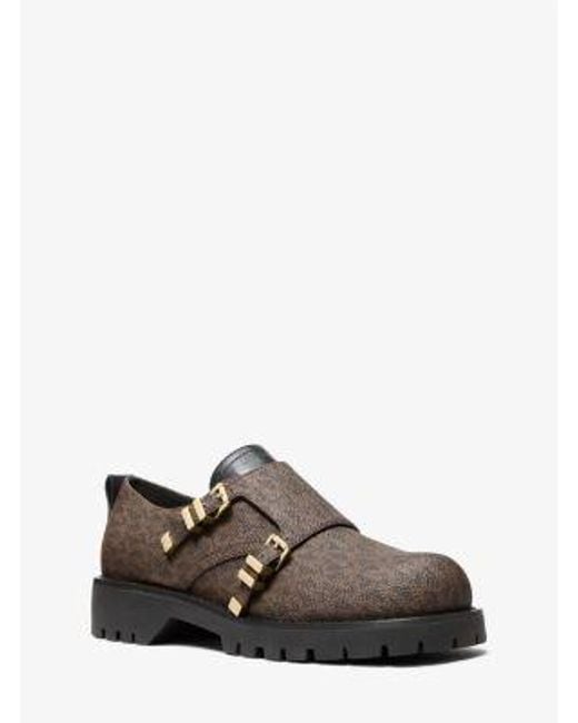 Mkloafer Darrington De Piel Con Logotipo MICHAEL Michael Kors de color White