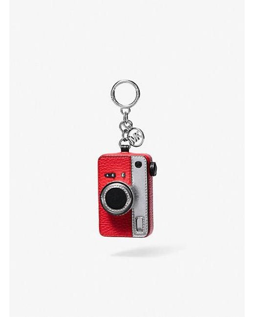 Michael Kors White Camera Bag Charm
