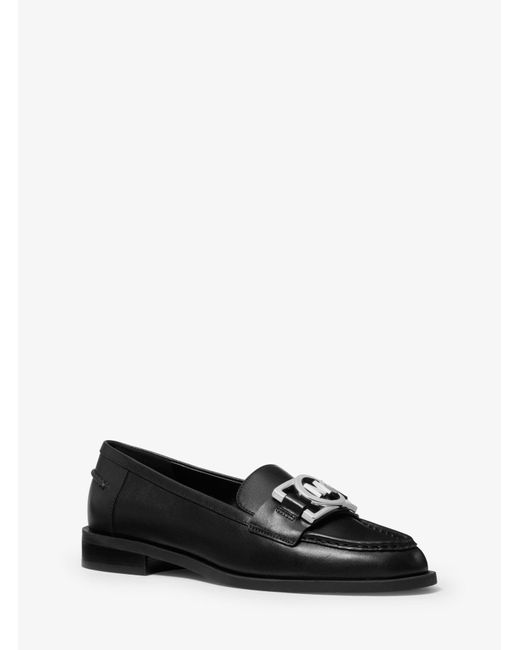 michael kors ripley leather loafer