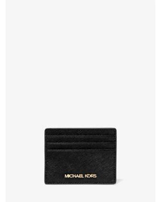 Michael Kors White Medium Saffiano Leather Shoulder Bag And Card Case Gift Set