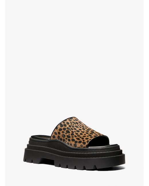 Mk Sandalo Slide Kendra di MICHAEL Michael Kors in Black