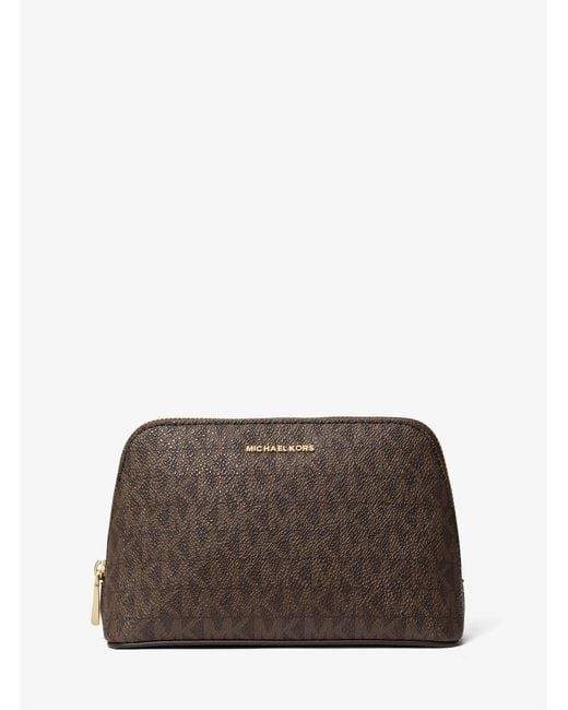 MICHAEL Michael Kors Brown Mk Jet Set Small Signature Logo Travel Kit