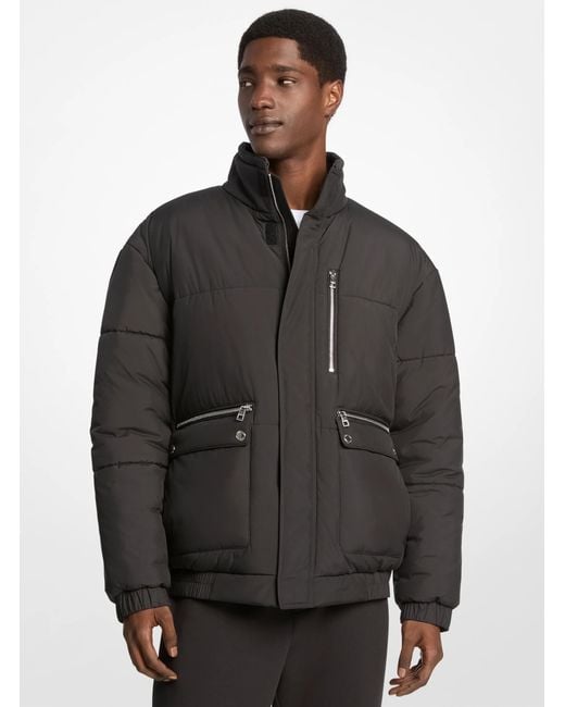 Michael Kors Black Mk Puffer Jacket for men