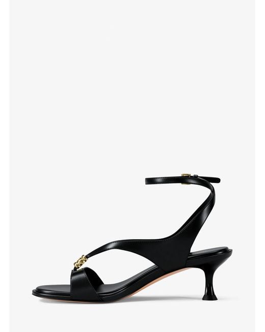 Michael Kors White Cherie Leather Sandal