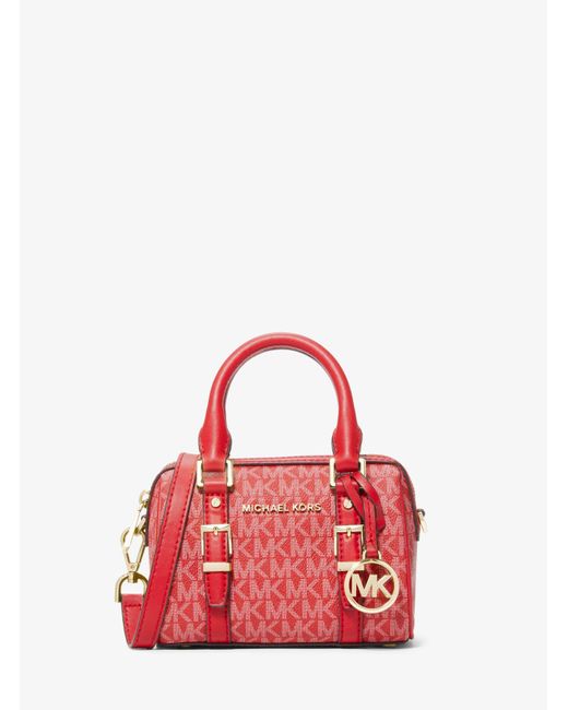 Borsa a tracolla Bedford Legacy extra small con logo di Michael Kors in Multicolor